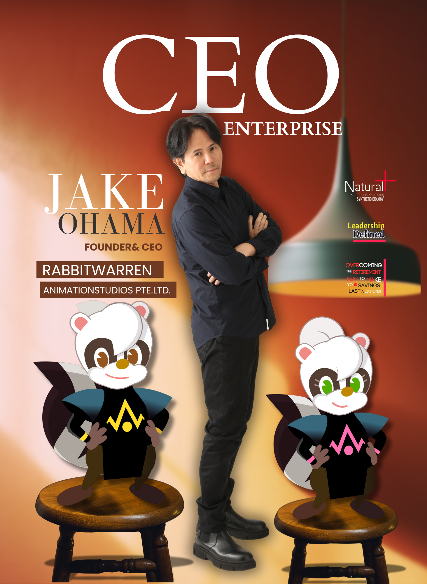 Jake Ohama, the founder and CEO of RabbitWarren Animation Studios Pte. Ltd. | Ceo Enterprise Magazine | Cover Magazine